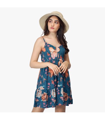 Beachwear Robe courte - imprimé floral