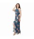 Beachwear robe longue - imprimé floral
