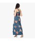 Beachwear robe longue - imprimé floral