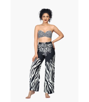 beachwear - pantalon - imprimé zebre