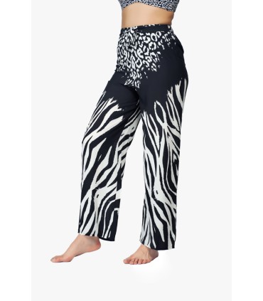 beachwear - pantalon - imprimé zebre