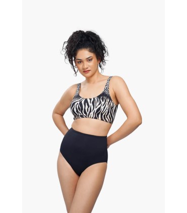 Haut soutien Top - zèbre