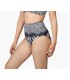 Bas bikini -Slip taille haute - zèbre