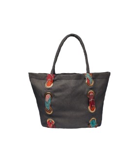 Sac de plage - vert foncé