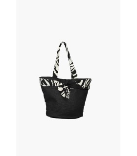 Sac de plage - NOIR ZEBRE