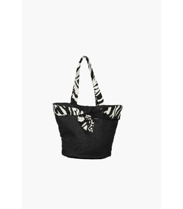 Sac de plage - NOIR ZEBRE