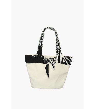 Sac de plage - BLANC ZEBRE