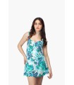 Robe Maillot - Imprimé tropicale