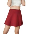 Jupette cloche taille haute burned