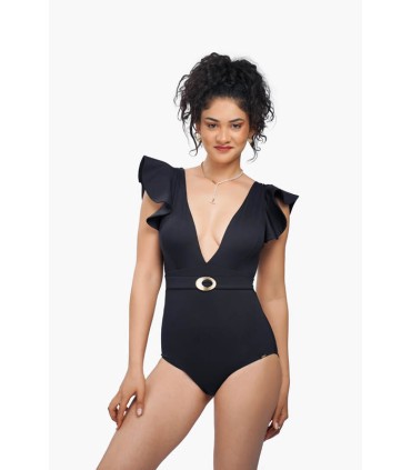 Trikini "zèbre" V volant