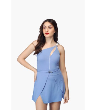 Jupette maillot avec accessoires - bleu lavande -