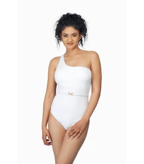 Maillot je m'en fou avec accessoire - blanc -