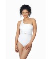Maillot je m'en fou avec accessoire - blanc -