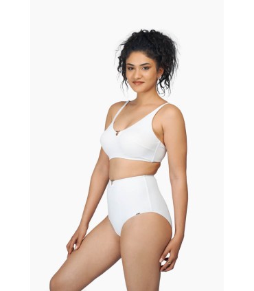 Bikini blanc avec accessoire