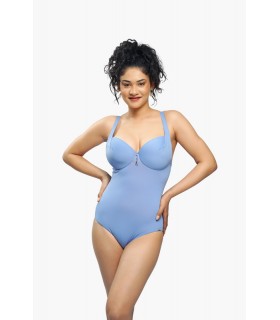 Maillot Push up -bonnet C+D - bleu violet-