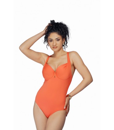 Maillot Push up -bonnet B  - Corail-