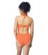 Maillot Push up -bonnet B  - Corail-