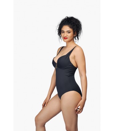 Maillot Push up -bonnet C+D -noir-