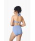 bikini bandeau - bleu violet -