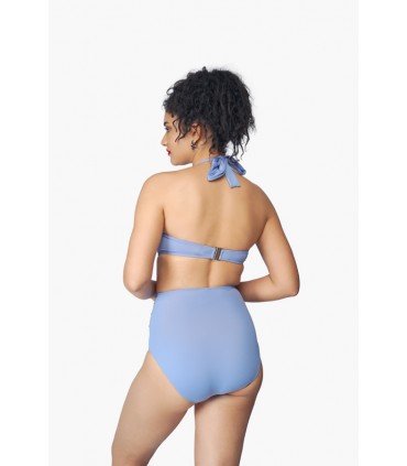 bikini bandeau - bleu violet -