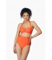 bikini bandeau - corail -