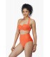 bikini bandeau - corail -