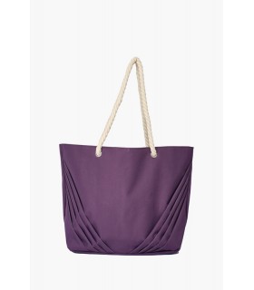 sac de plage - avec plis -violet-
