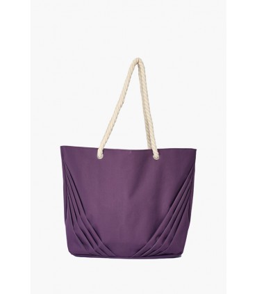 sac de plage - avec plis -violet-