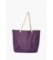 sac de plage - avec plis -violet-