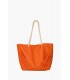 sac de plage - avec plis -orange-
