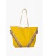 sac de plage - avec coquillage -jaune -