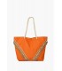 sac de plage - avec coquillage - orange -