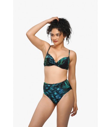 bikini push up double rembourrage - drak tropical-