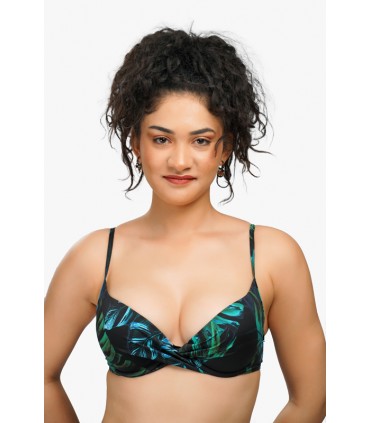 bikini push up double rembourrage - drak tropical-