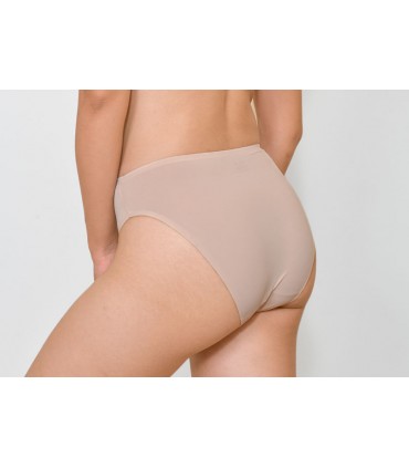 Slip taille haute échancré sans couture - SKIN -