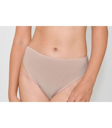 Slip taille haute échancré sans couture - SKIN -