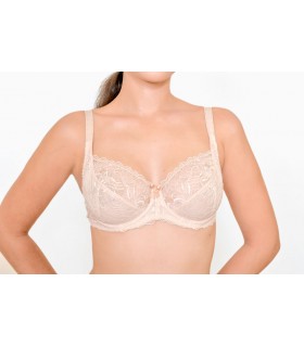 soutien-gorge  emboîtant avec armature- rose poudré