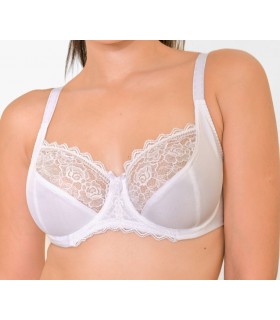 soutien-gorge emboîtant avec armature - blanc-