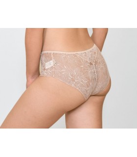 shorty en dentelle - rose poudré -