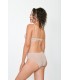 Slip taille basse - rose poudré - dentelle -