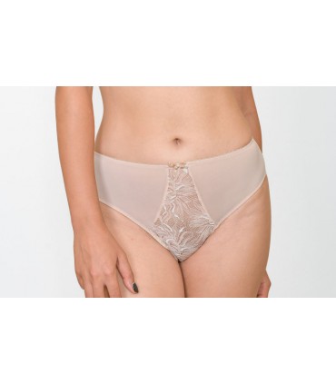 Slip taille basse - rose poudré - dentelle -