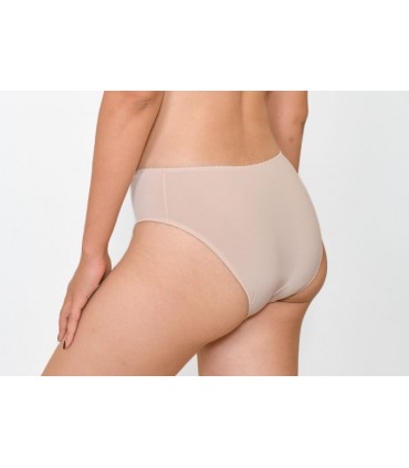 Slip taille basse - rose poudré - dentelle -