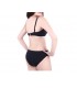 Bikini -forte poitrine  - Uni - Noir