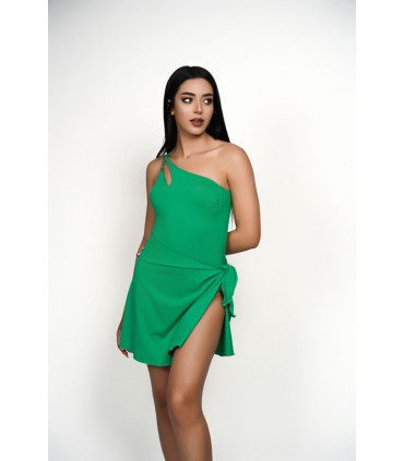 Maillot Je m'en fou uni - vert -