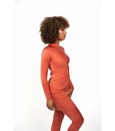 Maillot femme voilée - rouille -