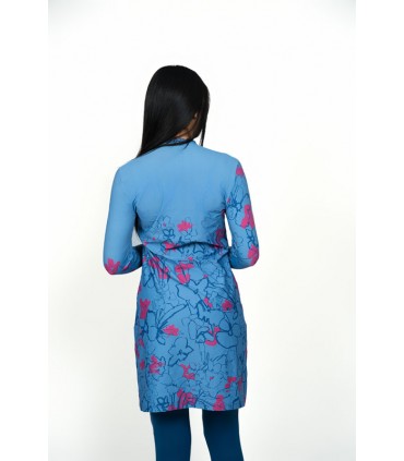 MAILLOT FEMME VOILÉE - imprimé fleur -