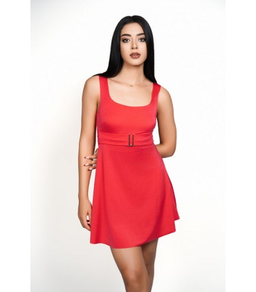 Robe maillot adella - col carré -