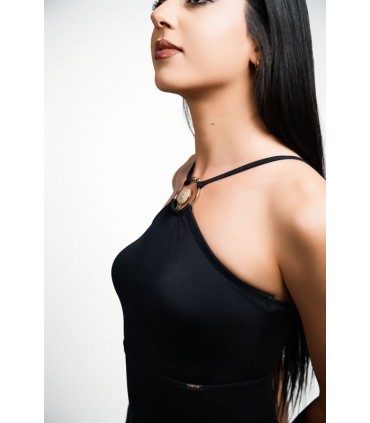 Robe maillot avec accessoire - noir -