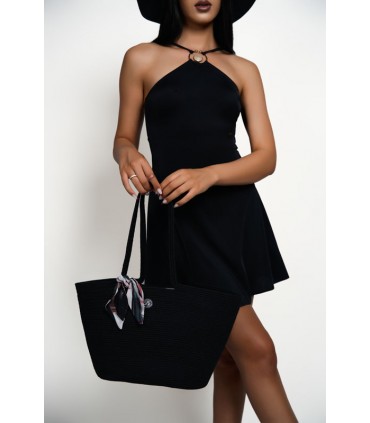Robe maillot avec accessoire - noir -