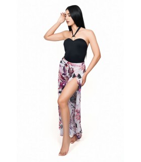 PANTALLON LARGE VISCOSE- IRIS